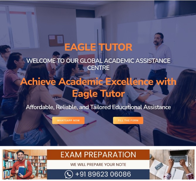 Eagle tutor home page